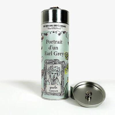 Box of Earl Gray black tea with orange - ORGANIC