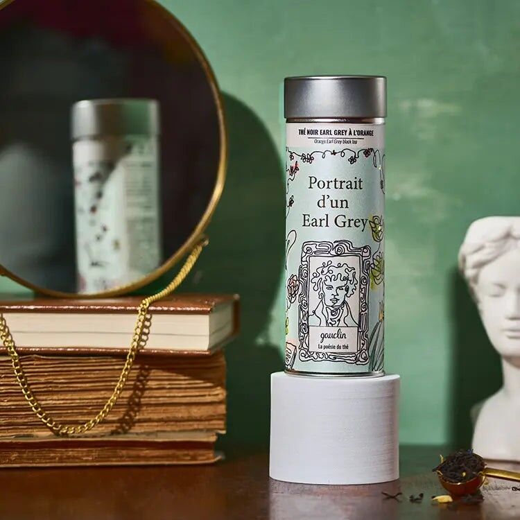 Porträt einer Earl Grey Teedose