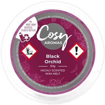 Schwarze Orchidee (50g Wachsschmelze)