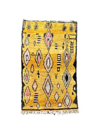 tapis berbere marocain en laine neuf Boujad 2
