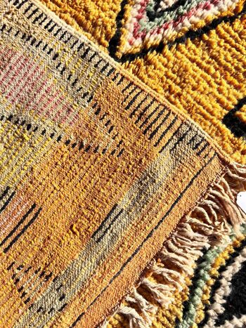 tapis berbere marocain en laine neuf Boujad 3