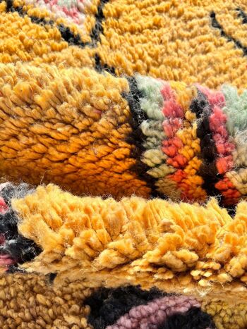 tapis berbere marocain en laine neuf Boujad 5