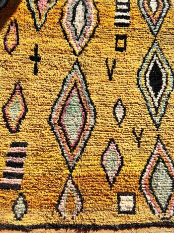tapis berbere marocain en laine neuf Boujad 6