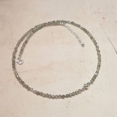 Collier Labradorite et Argent 925