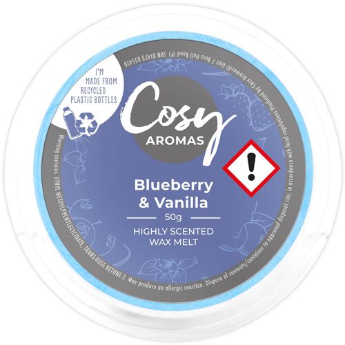 Blueberry & Vanilla (50g Wax Melt)