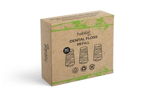 Habitat Nest Floss Refill -Pulizia profonda, rispetto per l'ambiente-