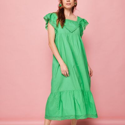 Robe Bateau Longue Verte