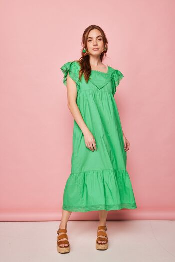 Robe Bateau Longue Verte 1