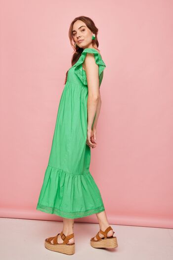 Robe Bateau Longue Verte 2