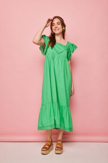 Robe Bateau Longue Verte 4