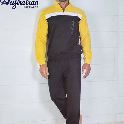 Yellow/black "Australian" tracksuits/home suits for men