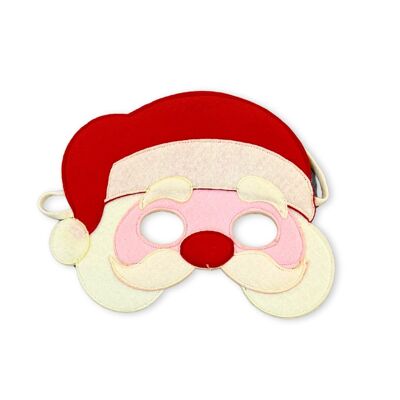 Maschera di feltro di Babbo Natale