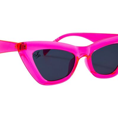 PINK CAT EYE FRAME WITH SMOKE LENSES