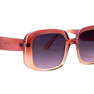 MARCO CUADRADO NARANJA CON LENTES AHUMADA