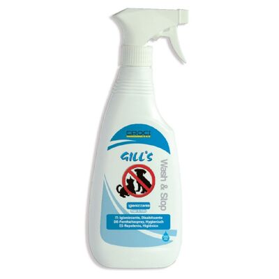 Sanitizer and habituator for dogs and cats - Gill's Wash & Stop
