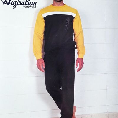 Yellow "Australian" tracksuits/home suits for men