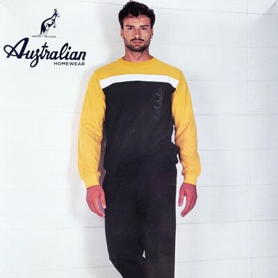 Gelbe „Australian“ Trainingsanzüge/Heimanzüge für Herren