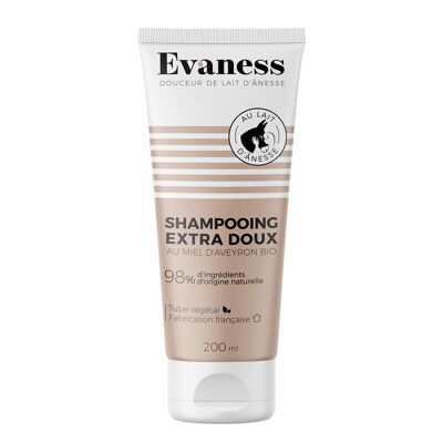 Shampoing Doux lait ânesse & miel