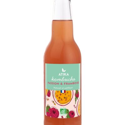 Kombucha Atika 33cl Passionsfrucht - Himbeere