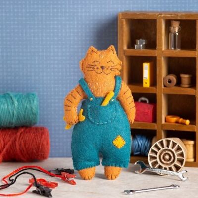 Carte de vœux Monsieur Chat
