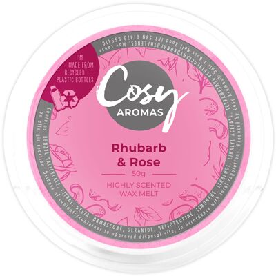 Rhubarbe & Rose (50g Cire Fondante)