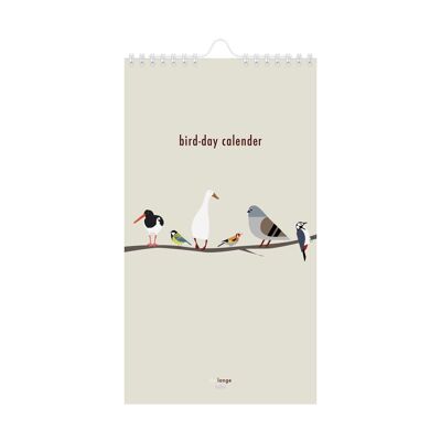 Bird-day birthday calendar birds