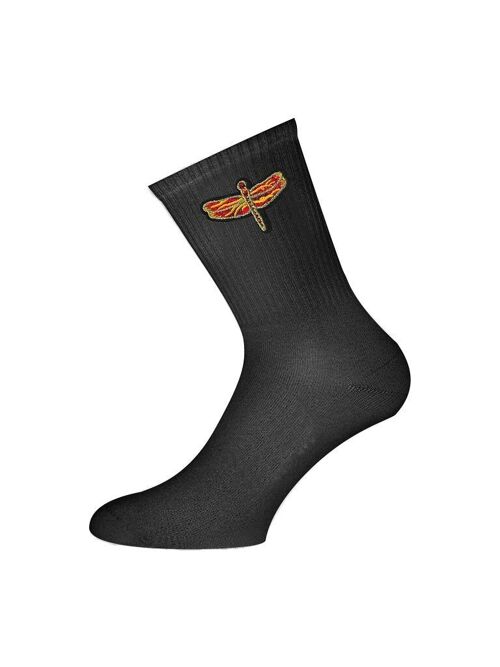 Socks Dragonfly Orange Sportive