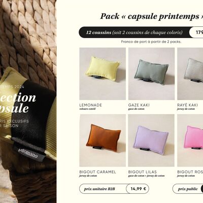 La Capsule printemps - 12 coussins exclusifs