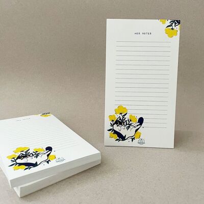 Floral Notepad