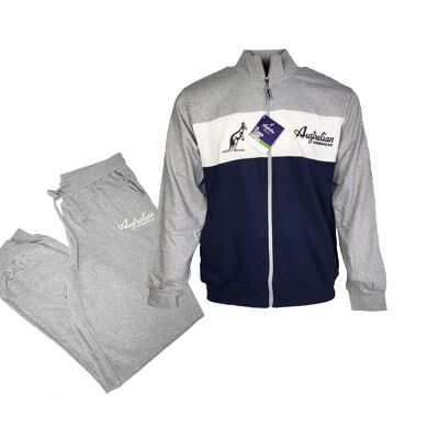 Grey/Dark blue "Australian" tracksuits/home suits for men