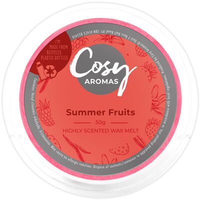 Frutas de verano (50 g de cera derretida)