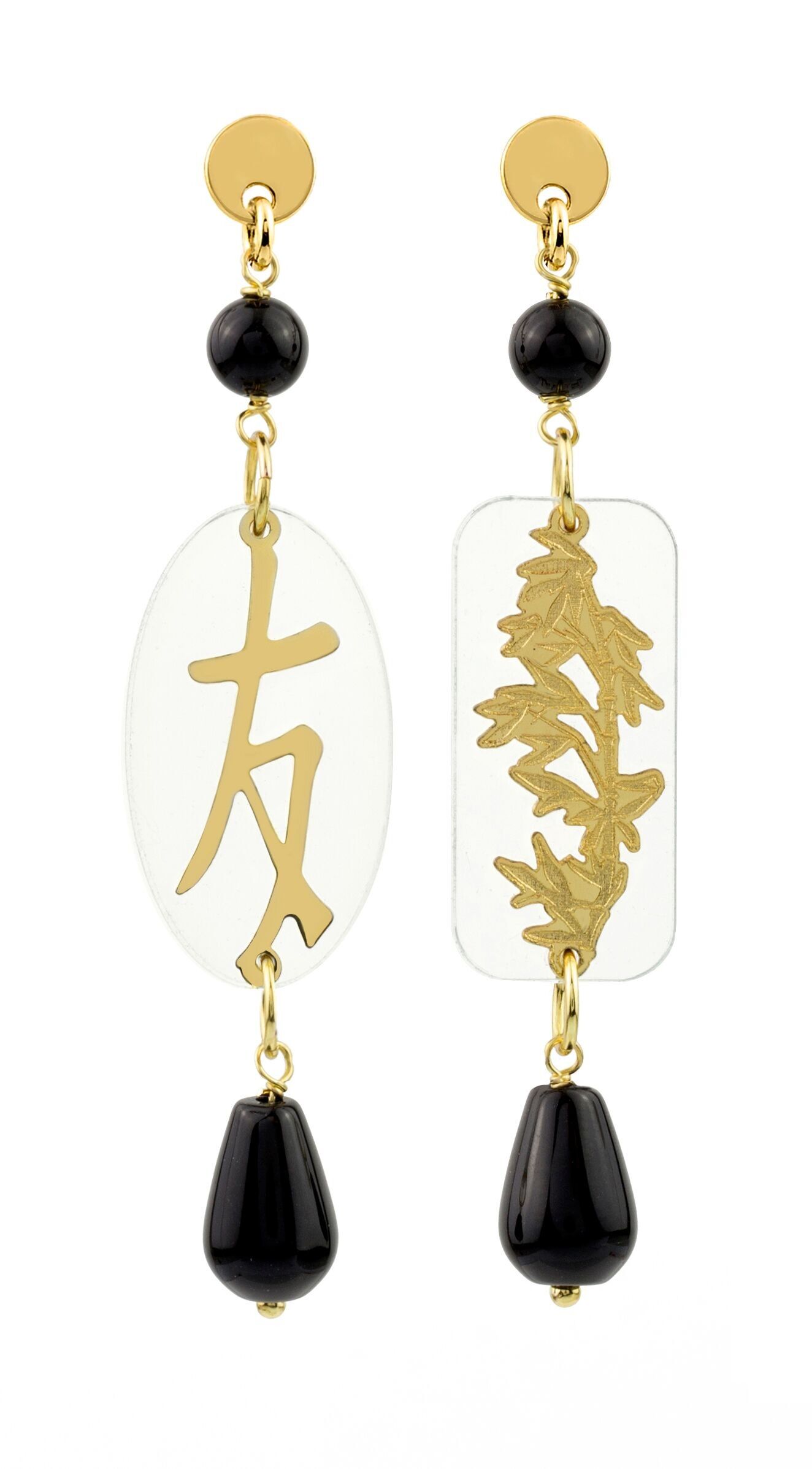 Pendientes Amistad Mini Plexi Transparente