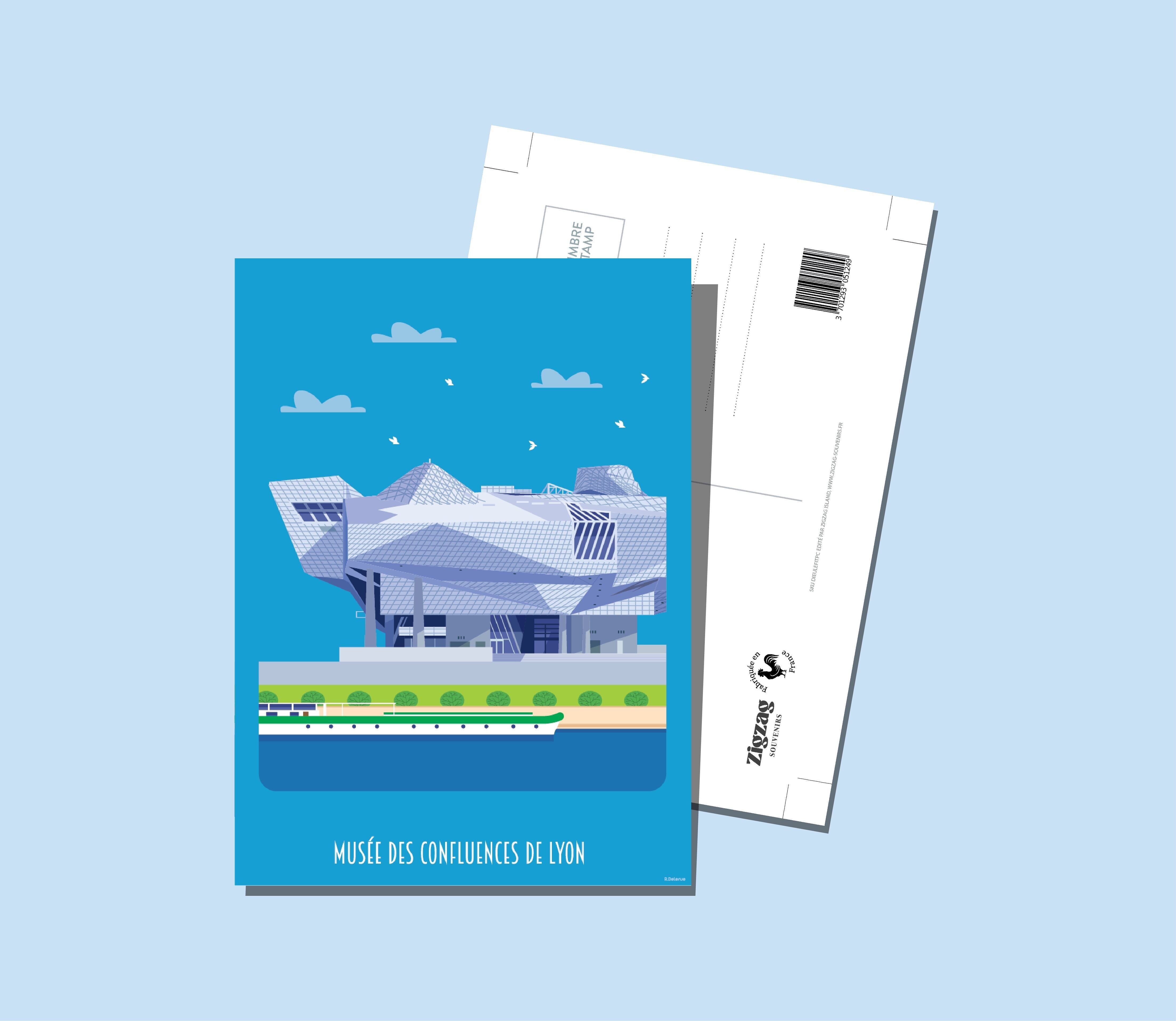 CARTOLINA CONFLUENZE DI LIONE