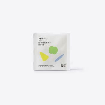 Infusions de plantes bio - Remède N°8 - Reborn - Boîte de 10 x sachets de thé emballés individuellement 2