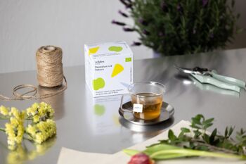 Infusions de plantes bio - Remède N°8 - Reborn - Boîte de 10 x sachets de thé emballés individuellement 3