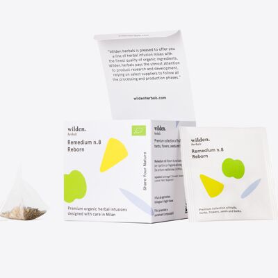 Remedy No.8 - Reborn - Box of 10 x individually wrapped teabags