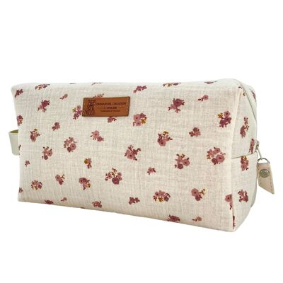 Trousse nomade M, "Apolline" georgette