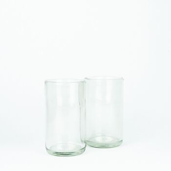 Lot de 2 verres à boire CARRY GLASS - UPCYCLING 8