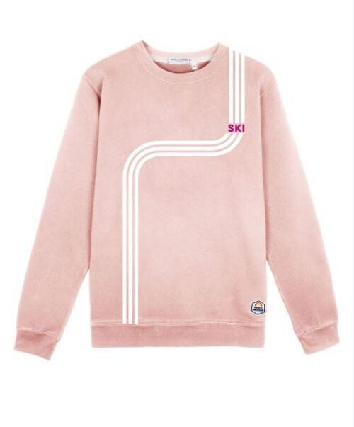 Light pink French Disorder Dylan Ski Lines sweaters for women
