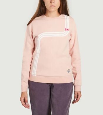 Les pulls Dylan Ski Lines rose clair French Disorder pour femme 2