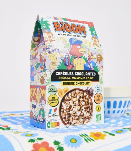 Céréales craquantes Banane Chocolat