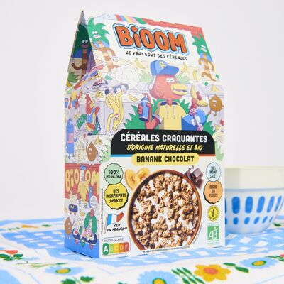 Cereales Crujientes De Plátano Y Chocolate