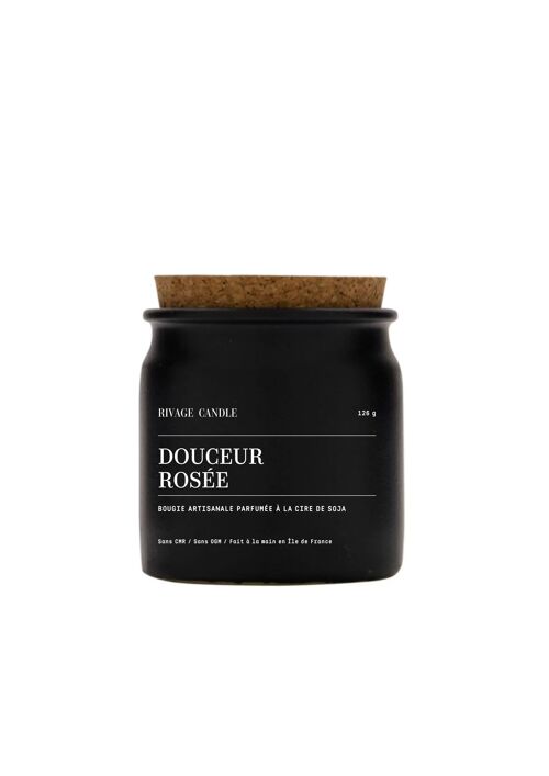 Bougie Artisanale Parfumée - Douceur Rosée