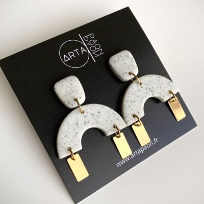 Arche Earrings - Natural