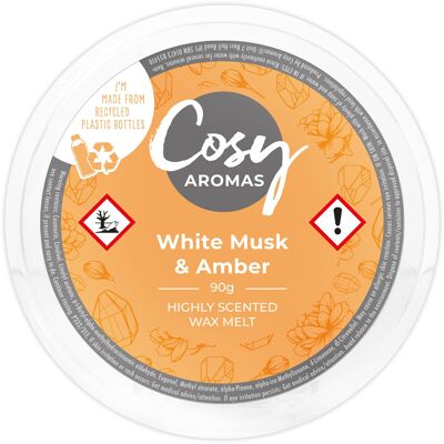 White Musk & Amber (90g Wax Melt)