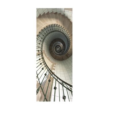 Spiral Stairs Door Mural Self Adhesive Decal X 2 Packs