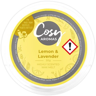 Limón y Lavanda (50g Cera Derretida)