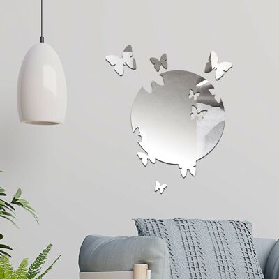 Butterfly Acrylic Mirror Art Wall Sticker Murals Decals Art Bedroom Home Decorations