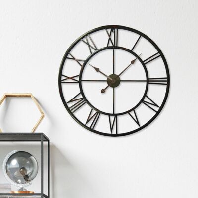 Roman No. Iron Wall Clock Living Room, Bedroom and Offices Home Décor - 40 cm / 15.7 in