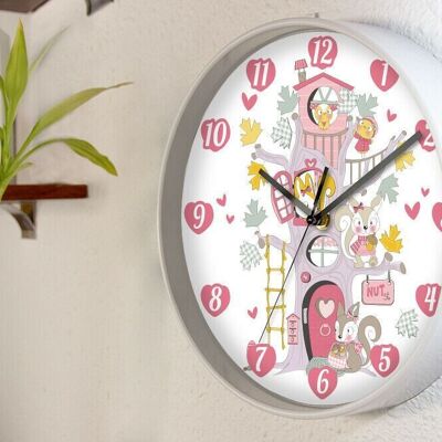 Happy Tree Friends Children Wall Clock for Kids Room and Nursery